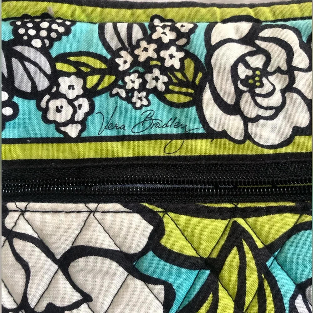 Vera Bradley “Island Blooms” Laptop Padded Multi Pocket Tote Bag